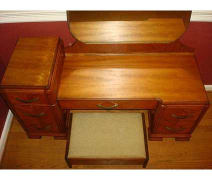 Huntley Furniture Kids Vanity Dresser w/ Mirror & Chair