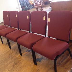 Stacking Interlocking Chairs (O'Brien Used Furniture)