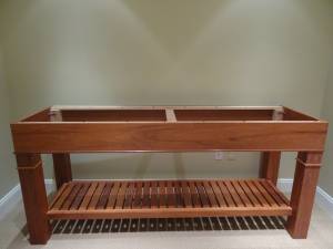 Remodeling? Custom Teak Table or Vanity (Newtown Square PA)