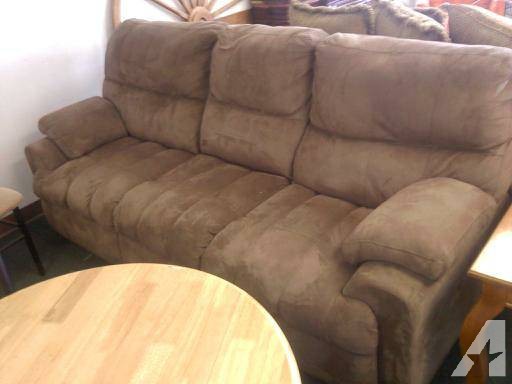 brown sofa -