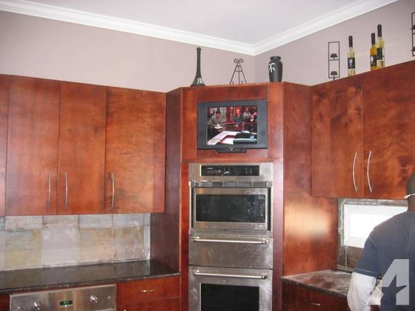 Kitchen cabinets and granite countertops -