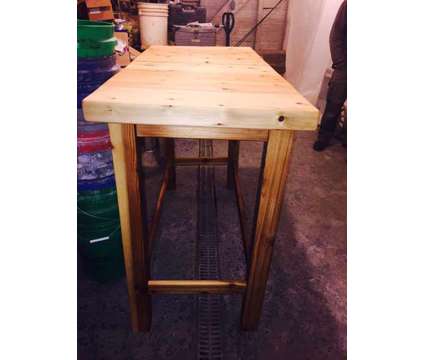 Custom White Cedar Table/Bar