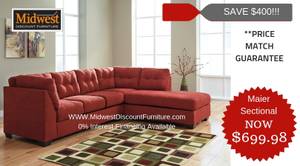 Brand New Ashley Sectionals**Sectionals Starting at $399