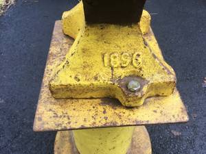 108 lb. Fisher Anvil with stand (Hernando, Ms.)