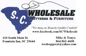 Wholesale Mattress & Furniture~30%-70% Below Retail~ (Fountain Inn)