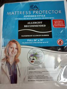 MATTRESS PROTECTOR WATERPROOF/ALLERGEN BARRIER FULL (Brand New) (Sheepshead Bay