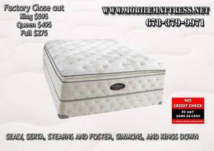 Queen 355 King 455 Full 320 Ultra Plush Pillowtop Mattress (Free Mattress
