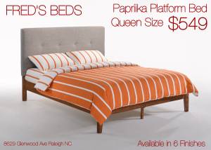Fred's Beds Platform Bed Sale! (Raleigh)