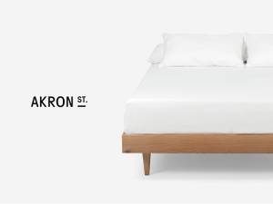 Oak Platform Bed (Free Delivery)