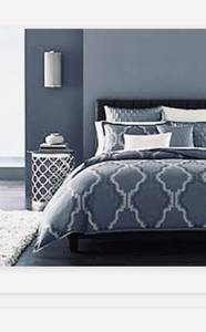 WindsorHudson Park Collection Blue Slate Queen Quilted Bed Coverlet Bloomingda