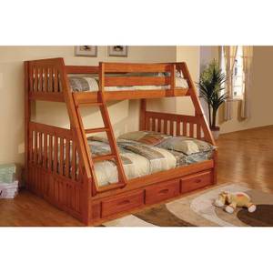 Brand New Wood Twin-Full Bunk Bed (Florida)