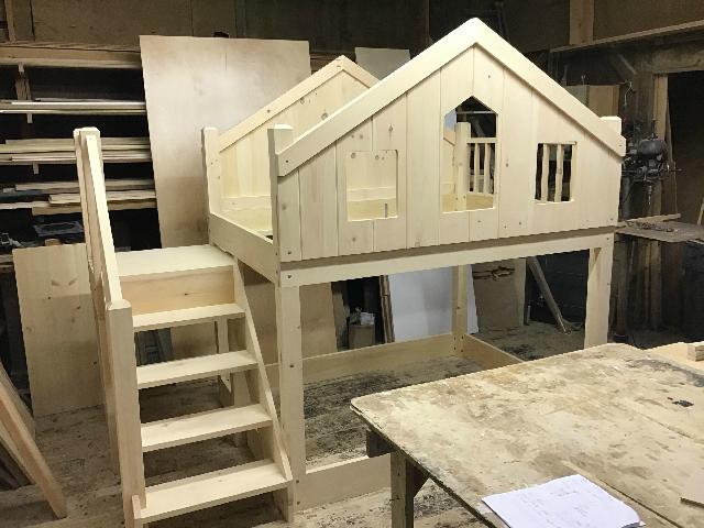 Custom Tree House Bunk Bed Made to Order