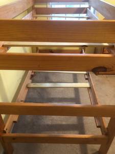 SOLID WOOD TWIN BUNK BED (Brandon)