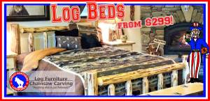 BUY NOW!! Tax refund Sale!!-UP TO 70% OFF** Rustic Log Bed Bunk Beds Furniture