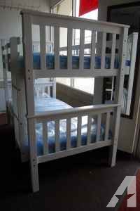 White Bunk Bed-Bunkies Included - $389 (Glass City Furniture)