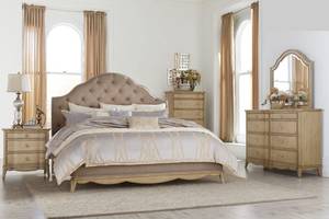 Elegant Classic Bedroom sets in light finish (Federal way)