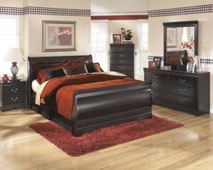 6 pc Sleigh Bedroom Set new in the box