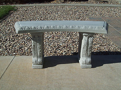 Concrete Curved Long Bench