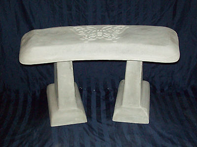 Concrete Curved Butterfly Bench #2