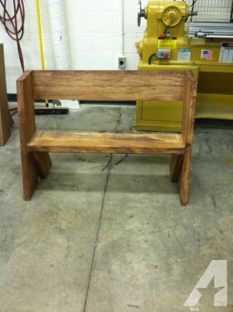 Wooden benches -