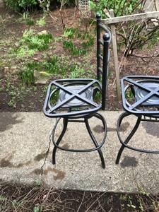 Bar stool project frames, rotate. (Lake Oswego)