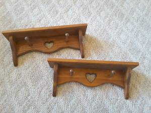 Wooden Shelves (2)- Hearts (Chanhassen)