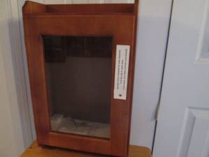 Vintage Wooden Cabinet -2 Shelves 21