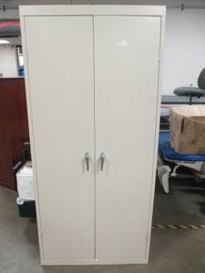 Metal Cabinet with doors & shelves (Muskegon)