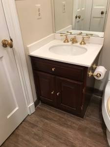 Mud Room Bathroom Cabinet -- SOLID CHERRY!