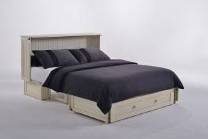 New Q Murphy Bed Cabinet/ w/ FREE Gel Memory Bamboo Matt/ Best Price (OK)