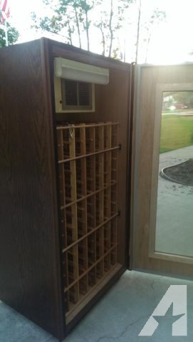 92 Bottle Glass Door Wine Cabinet
