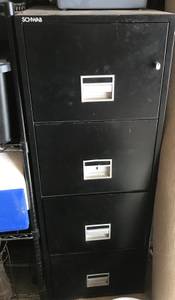 Schwab Fire Proof 4 drawer Filing Cabinet (Yuma)