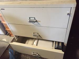 FireKing 3 Drawer Lateral File Cabinet FireProof Safe (Malvern, PA)