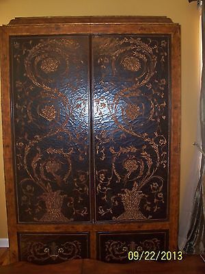 Asian inspired Armoire w 4 drawers