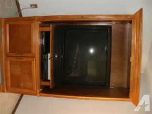 Light Oak Armoire/TV Unit - $300 (Bellevue IA)