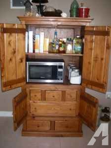 Handmade Rustic Armoire - $350 (DBQ)