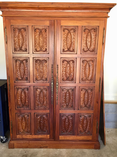 Rare, Hand Carved Armoire