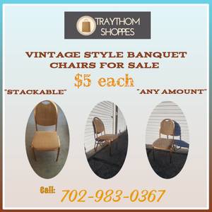 Chairs and More Chairs Stackable Chairs Comforable Chairs Lots (Las Vegas NV)