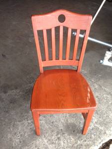 Chairs Heavy-Duty Wood Frame, Restaurant Quality/ Used $35 (Conway)