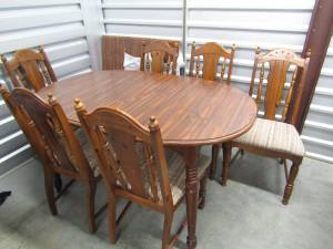 Raleigh Online Auction Dine Set 6 Chairs Start Bid $1. (1260 Partin Road)