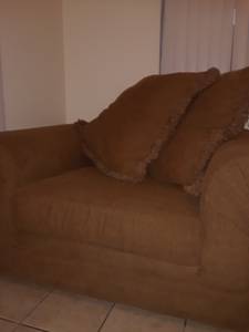 Sectional Couch and Chair/Art Hand Painted (Mesa)