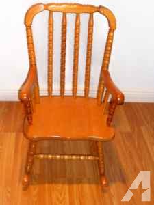 Child's Oak Rocking Chair - $10 (Asbury/Dubuque)