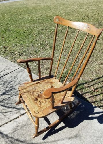 Antique Rocking Chair needs some TLC easy vintage fixer