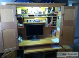 Quality Hide-Away Desk with Locks - Price: $