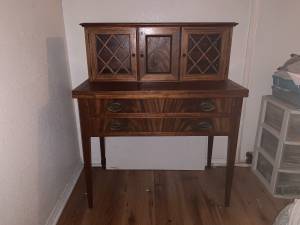 Antique Gainsborough mahogany secretary desk