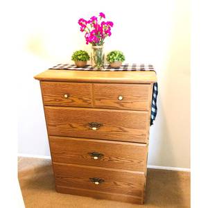 Simple Tall 4 Drawer Dresser | Tall Dresser