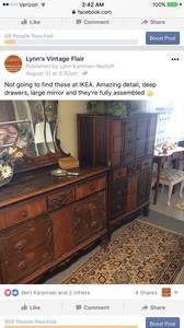 Two ornate vintage dressers (Rowley)