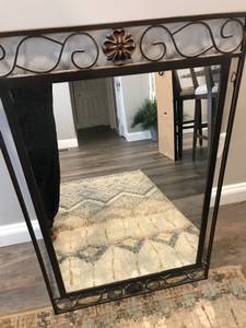 Beautiful iron mirror for sale! 34