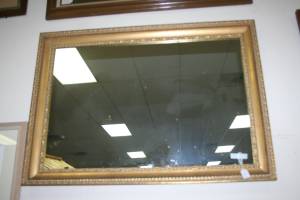 Gold Frame Mirror (dunn)