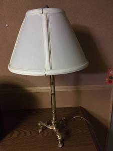 Gold Base Table Lamp (Milwaukee)